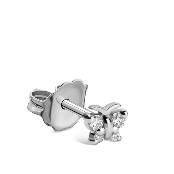 Diamond Butterfly Stud Earring