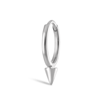 Single Short Spike Hoop Earring (Non-Rotating)