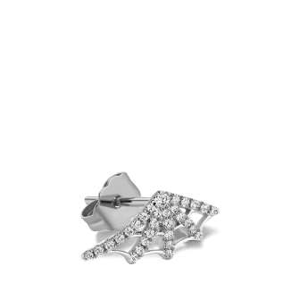 Diamond Web Stud Earring