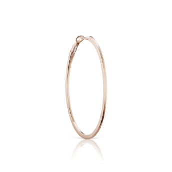 Flat Hoop Earring Rose Gold 31mm