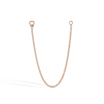 Single Chain Connecting Charm Rose Gold 76 mm