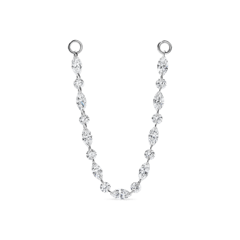 Legato Duet Floating Diamond Connecting Charm