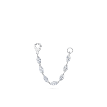 Floating Diamond Marquise Connecting Charm