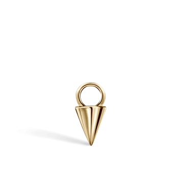 Small Spike Charm Yellow Gold