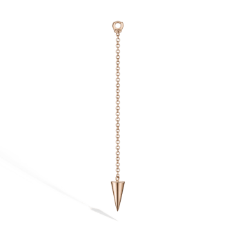 Pendulum Charm with Long Spike Rose Gold 40mm