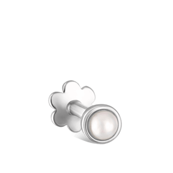 Natural Pearl Threaded Stud Earring