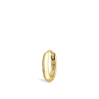 Vertex Hoop Earring Yellow Gold 6.5mm