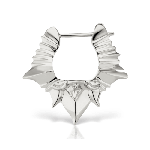 Large Javanese Spike Hoop Earring