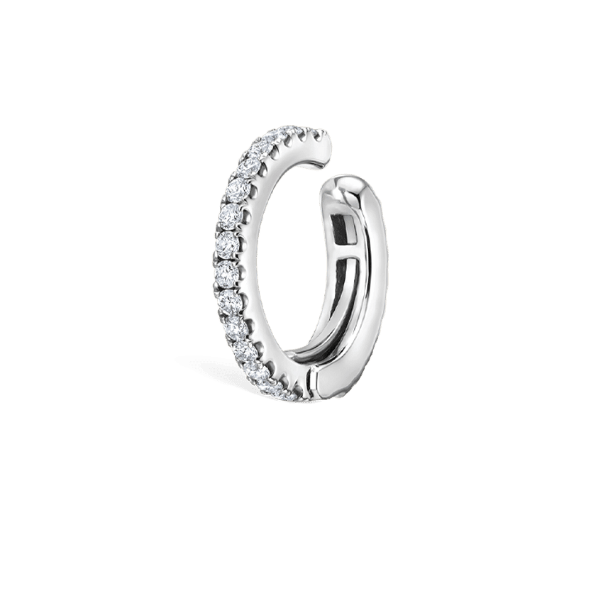 White gold cuff earrings outlet