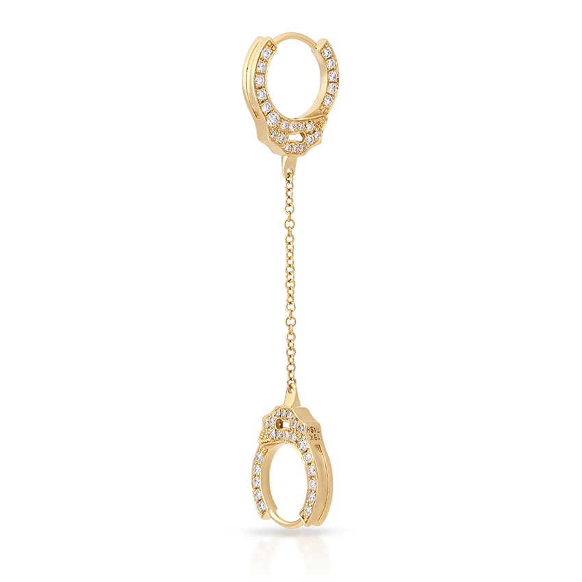 Handcuff earrings maria tash top