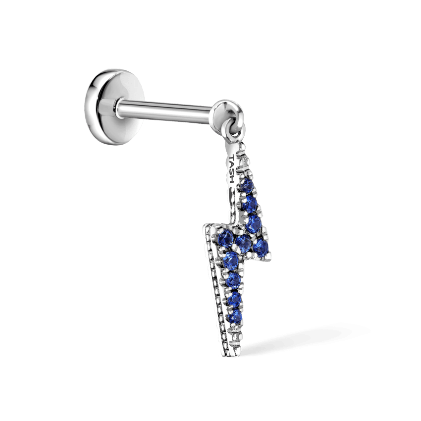 Maria tash lightning bolt white gold store