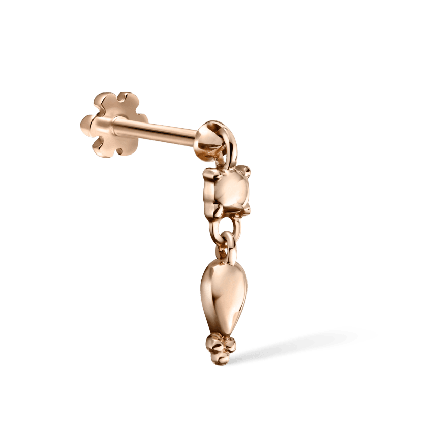 Rose gold plated tassle earring Rose gold plated tassle earring