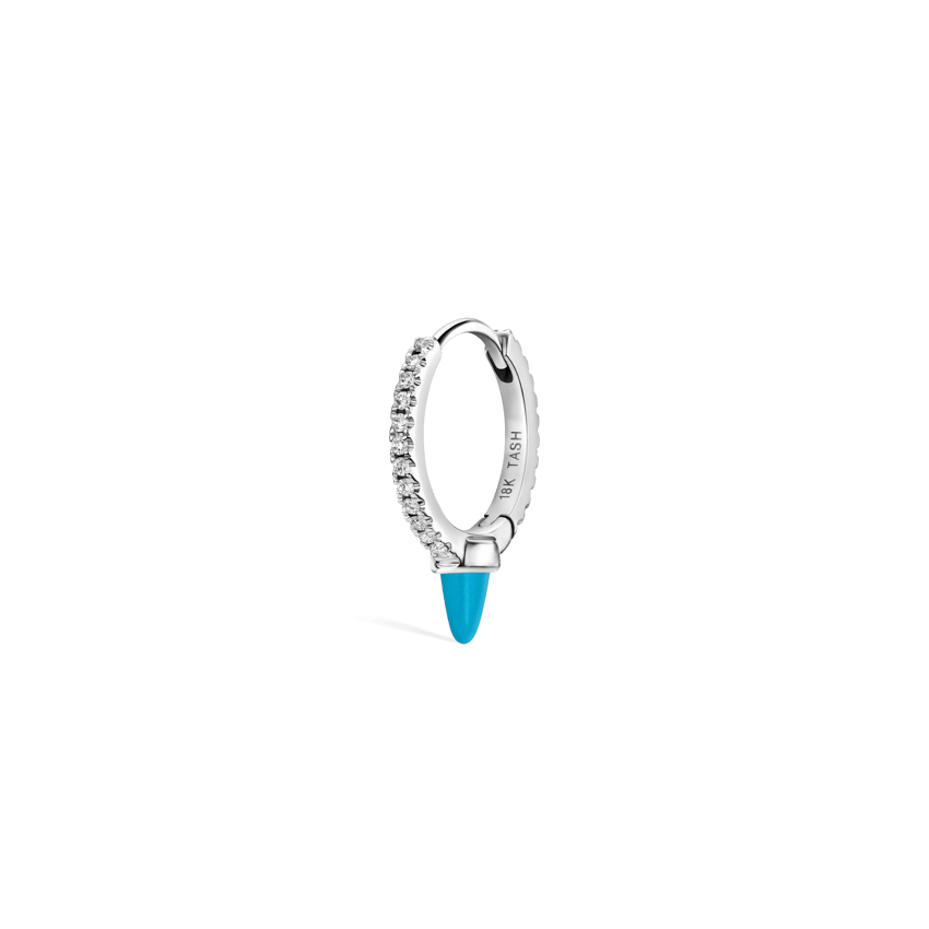 Maria tash turquoise hoop store