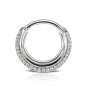 Cubic Zirconia Dhara Hoop Earring