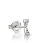 Diamond Bone Stud Earring