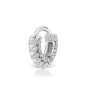 Diamond Double-sided Apsara Hoop Earring