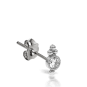 Diamond Four Ball Trinity Stud Earring