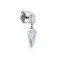 Invisible Set Chevronelle and Silhouette Diamond Dangle Earring