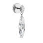 Marquise and Floating Lance Diamond Stud Earring