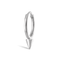 Single Short Spike Hoop Earring (Non-Rotating)