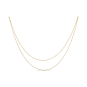 Ear-to-Ear Double Chain Charm