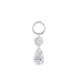 Floating Double Diamond Charm