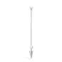 Pearl and Long Spike Pendulum Charm