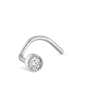 Diamond Scalloped Set Nostril Screw