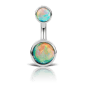 Opal Cup Solitaire Barbell