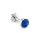 Lapis Threaded Stud Earring