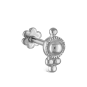 Four Ball Trinity Threaded Stud Earring