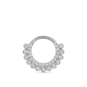 Diamond Apsara Hoop Earring