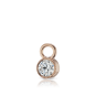 Scalloped Diamond Charm