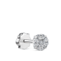 Diamond Cluster Threaded Stud Earring