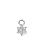 Diamond Flower Charm