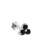 Black Diamond Trinity Threaded Stud Earring