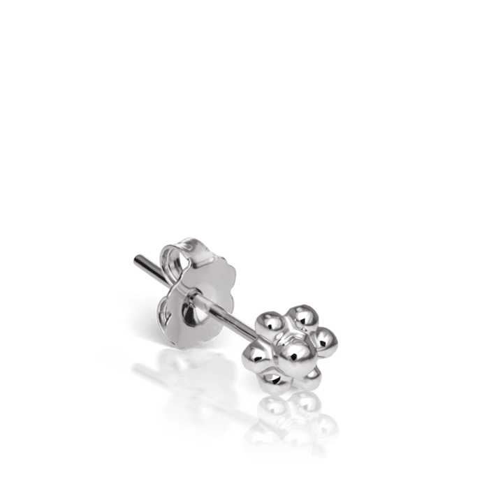 Ball Flower Stud Earring
