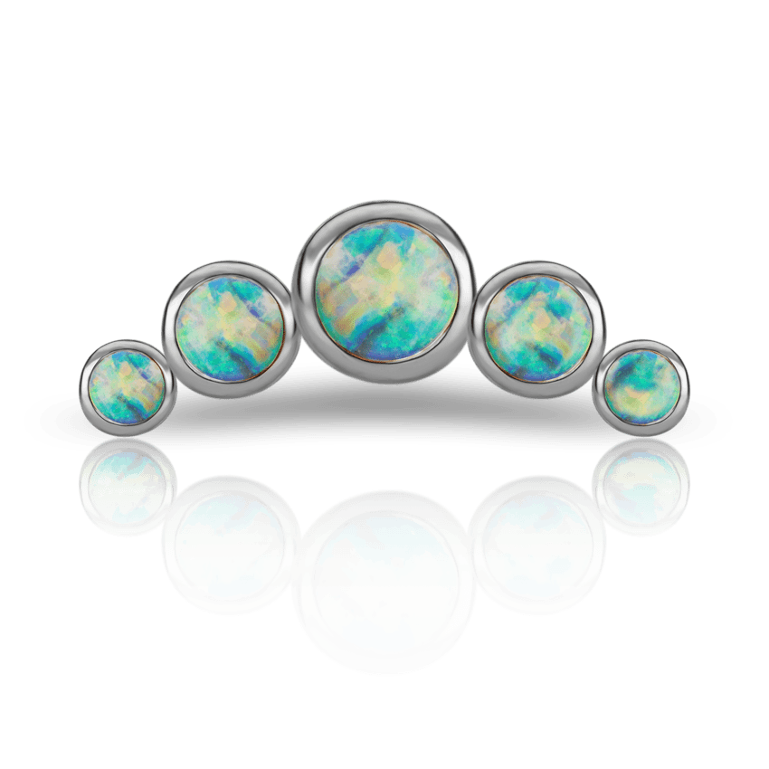 Five Opal Garland Frontal