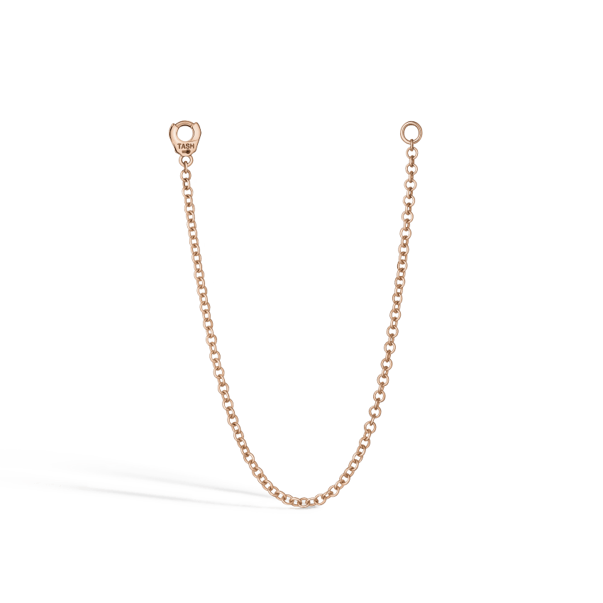 Single Chain Connecting Charm Rose Gold 76 mm