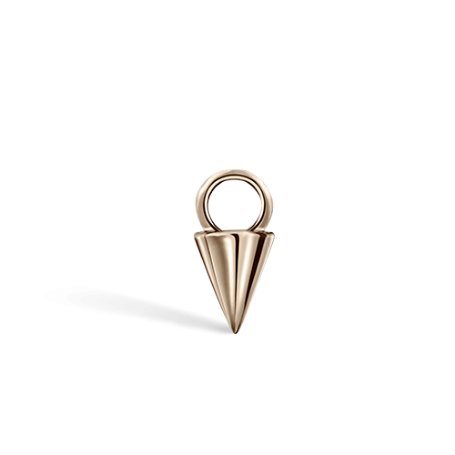 Small Spike Charm Rose Gold