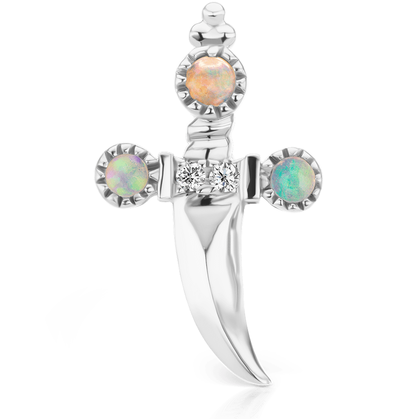Opal and Diamond Trinity Dagger Frontal