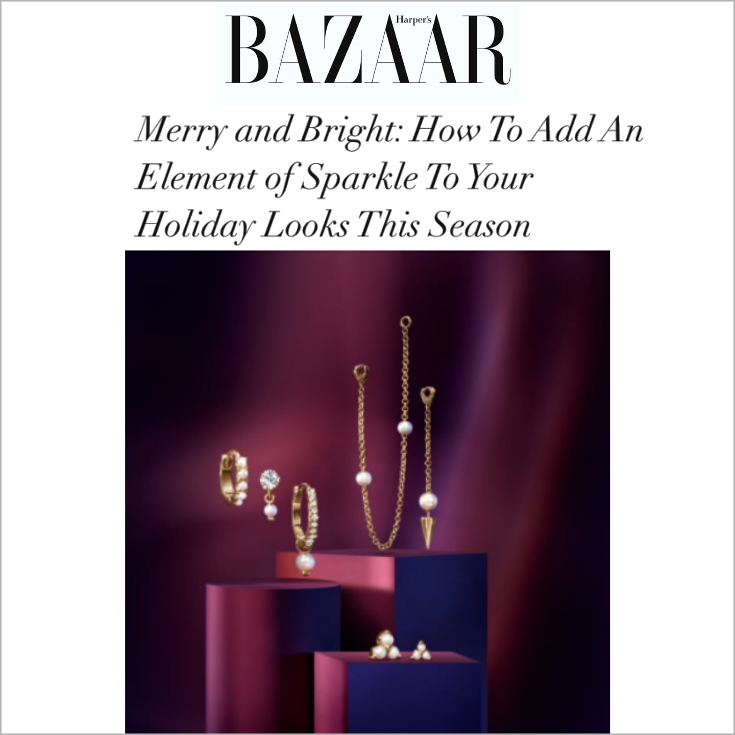 Harpers Bazaar Arabia Holiday