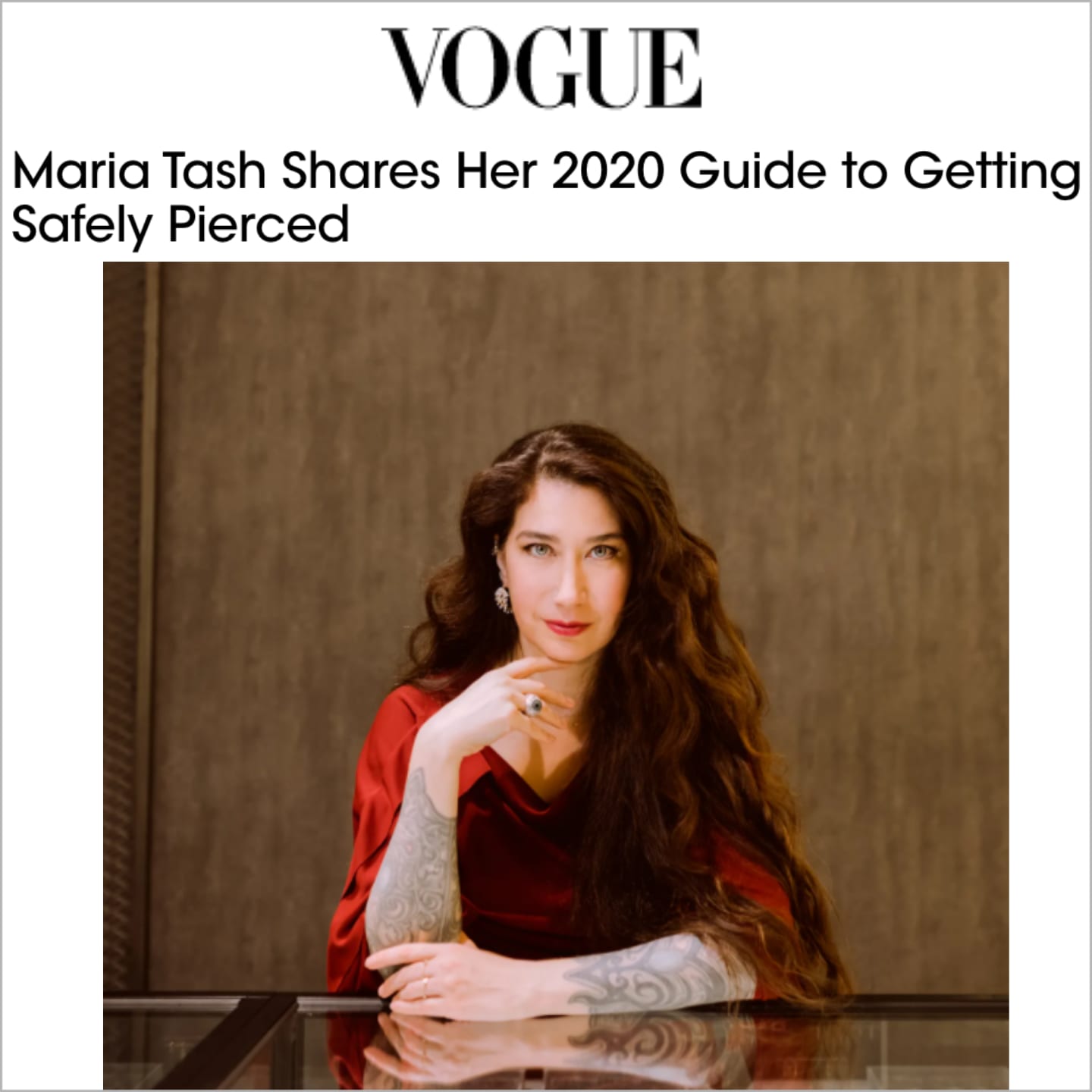 Featured In Vogue