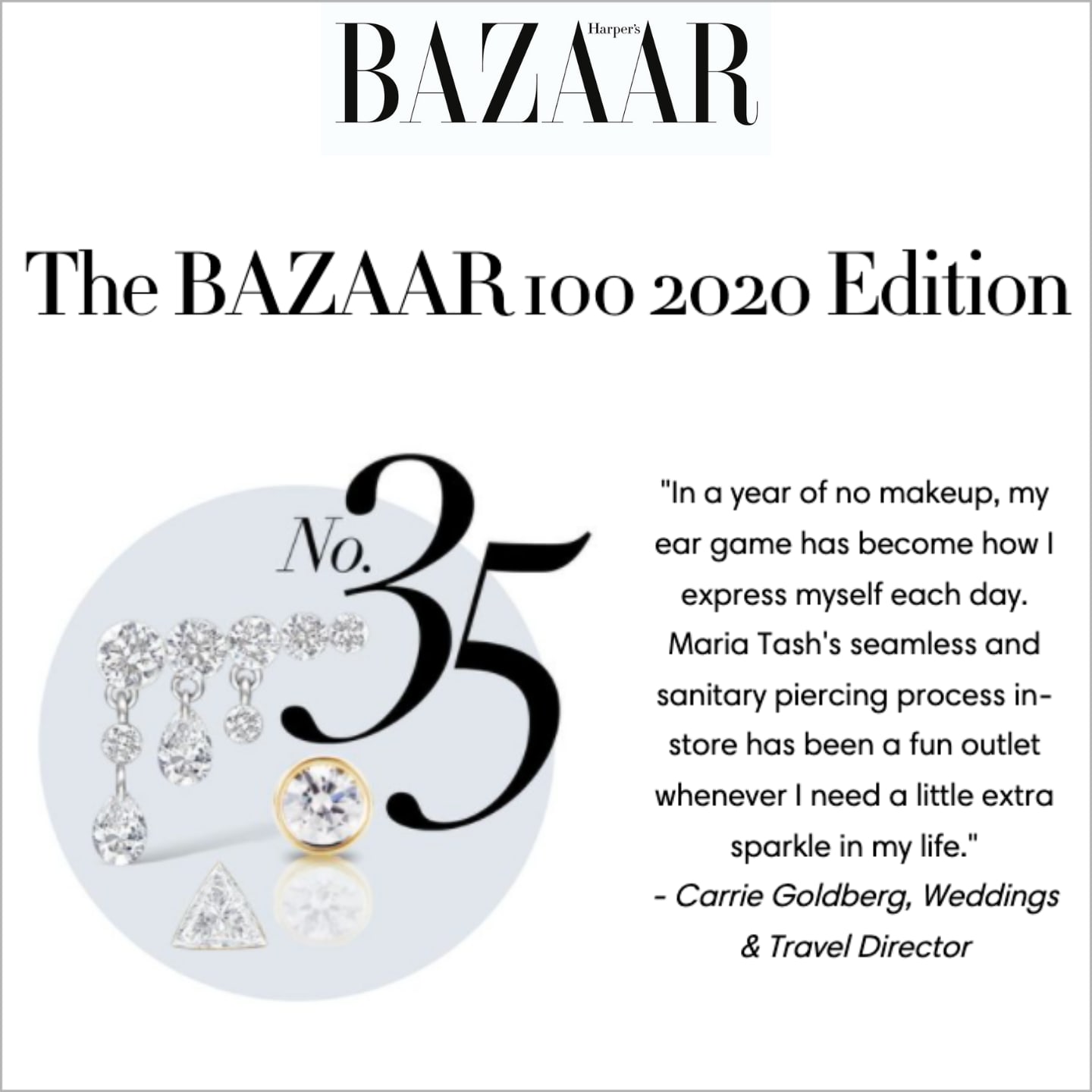 Featured In Harpers Bazaar